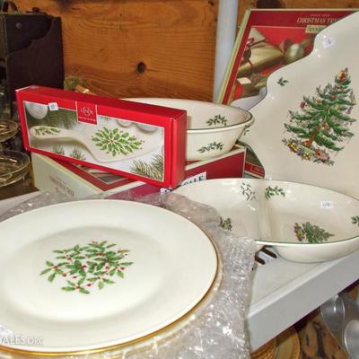 Lenox Holiday and Spode
New never used tableware gift items