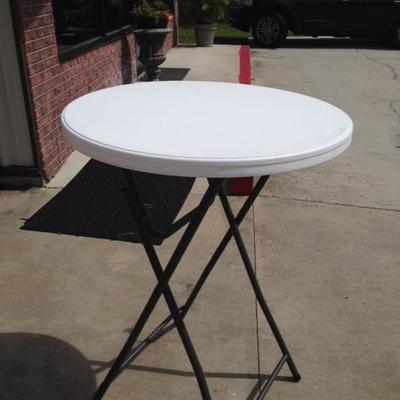 Folding High Top Table