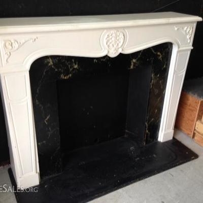 White Painted Fireplace Mantel