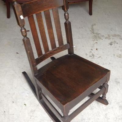 Old Oak Rocking Chair