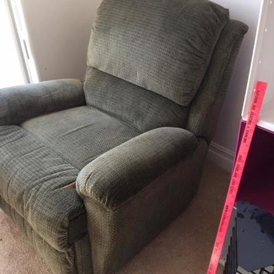 Recliner chair and matching couch 