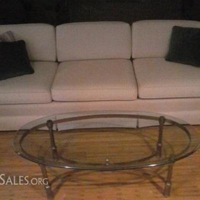 white sofa is sold