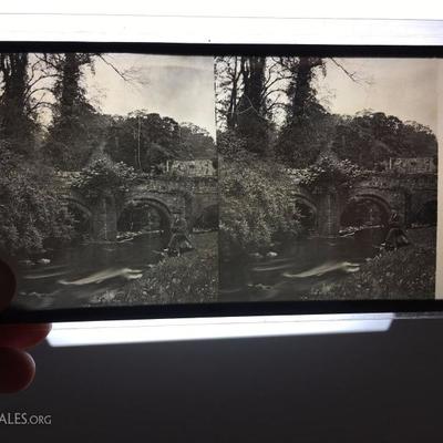 Glass Stereoscope Slides, Color Slides Too (featuring the first color photography)