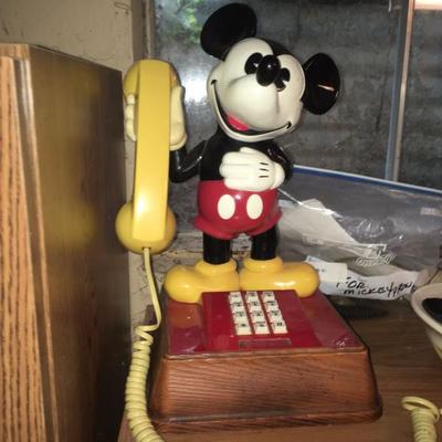 vintage Mickey Mouse telephone