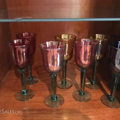 Colored Goblets.