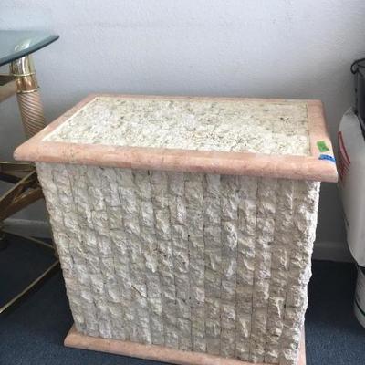 Hand Crafted Fossil Stone (made in the Phillippines) table base