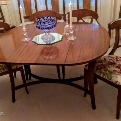 Vintage Table with Chairs & Leaves