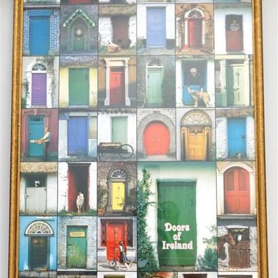 Doors of Ireland Poster. Bright and colorful, the poster features a variety of Irish Doors. Produced on medium weight cover stock, this...