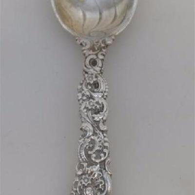 Antique American Gorham Sterling Silver Rare 1888 Cherub Spoon. Very hard to find, pattern #440. 