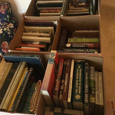 MANY BOOKS! COOKING, RELIGIOUS, HISTORY, REFERENCE, TRAVEL â€¦.