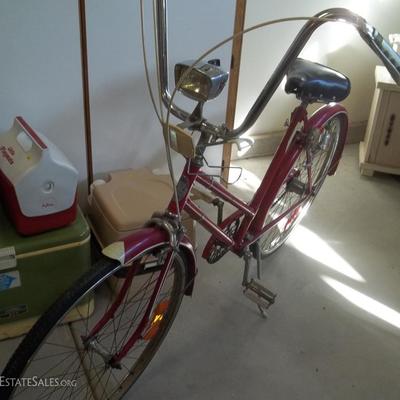 JC Higgens vintage Bicycle with generator light kit.