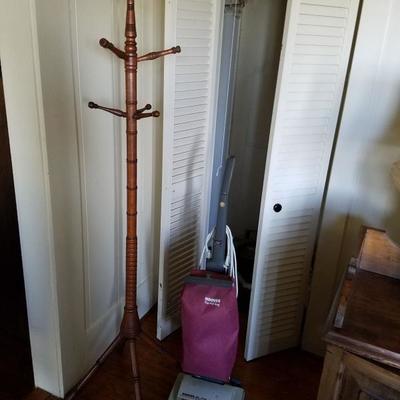 hat and coat wooden rack