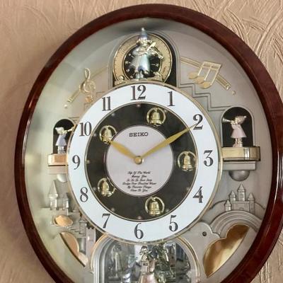  Seiko charm bell musical wall clock