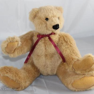 Eureka- 108. Russ Berrie and Company in plush  light beige. Stands 12" H in excellent condition.  Reproduction #726 of Linda Spiegel...