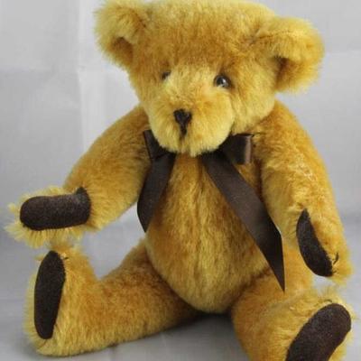 Baby - 42. Bedford Bears, England in gold mohair.  10.25