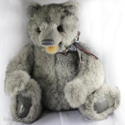 Something's Burnin - 146. 1996 Gund Signature  Collection in plush gray tipped. Stands 29" H in  excellent condition. Has dark...