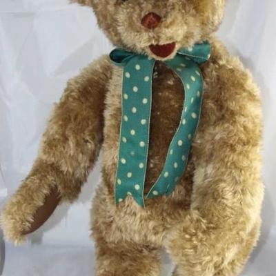 Gold Dush - 320. 1993 Gund Signature Collection in  plush (distressed) golden tan. Stands 28" H in  excellent condition. Has honey...