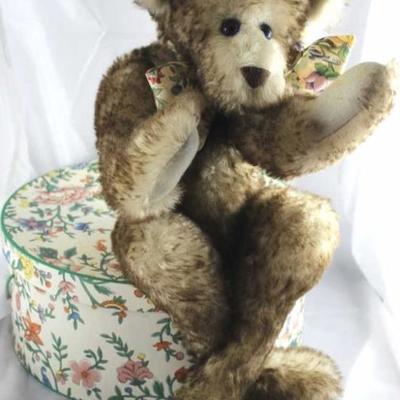 Dicken -264. Diane Gard D. G. Enterprises. In  mohair-silver gray w/choc.brwn standing in 22" H  in excellent condition. 1990 Walt...