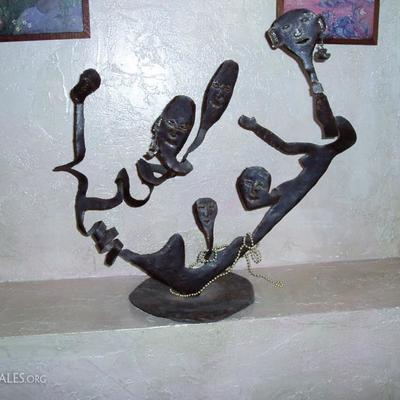 Haitian Steel Drum Art Piece by Gabriel Bien Aime