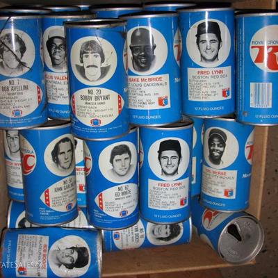 1985 Bears RC cola cans
