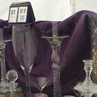Crystal and glass accents