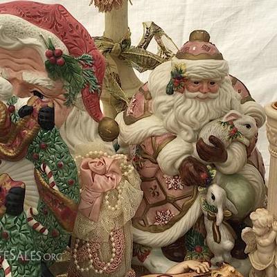 Fenton, Fitz & Floyd Christmas Decor