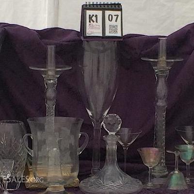 Crystal and glass accents
