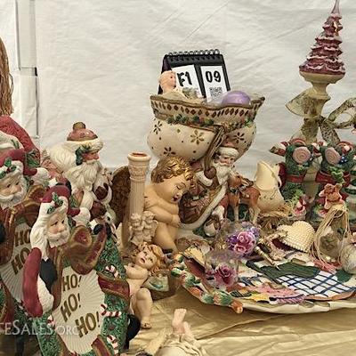 Fenton, Fitz & Floyd Christmas Decor
