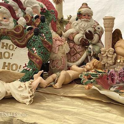 Fenton, Fitz & Floyd Christmas Decor
