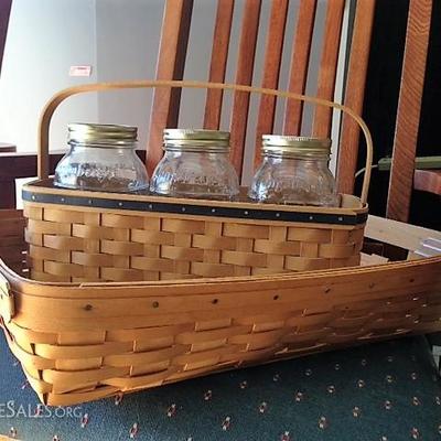 Longaberger Baskets and Jars