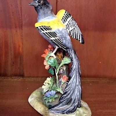 Crown Staffordshire Bird Sculpture