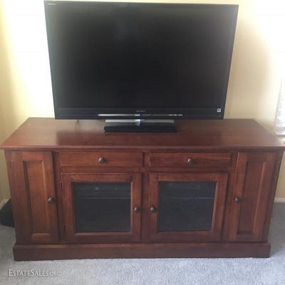 Media Console with a Sony LCD TV
