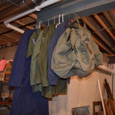 US air force clothing and bags 