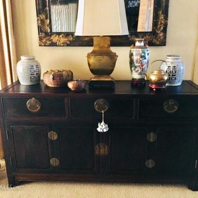 Asian Motif Sideboard