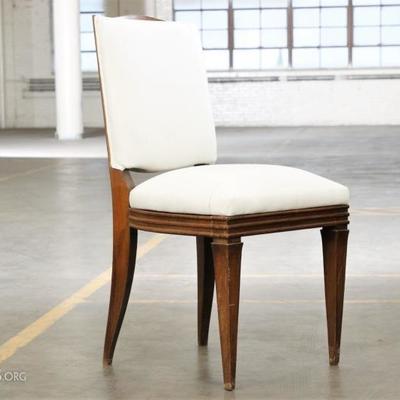 Single French Art Deco Side Chair In Rosewood