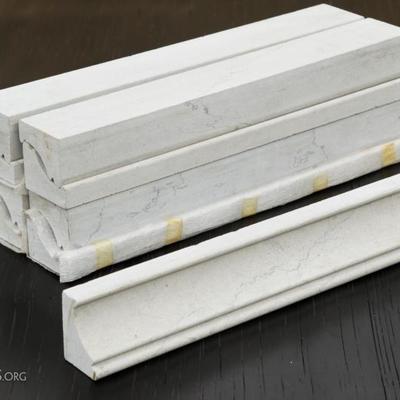 Nine Pieces Of Architectural Marble Elements