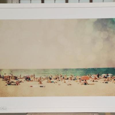 Large Scale Modern Color Photograph- Beach Scene