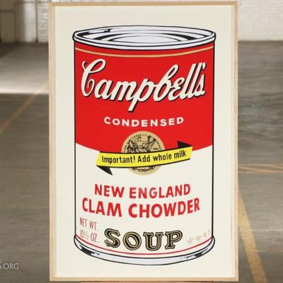 Modern Campbell's Soup Color Print - 
