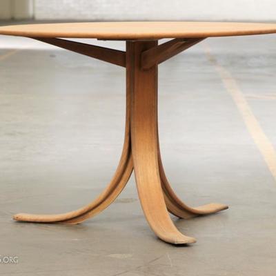 Vintage Solid Mahogany Side Table, Circa 1940-1950