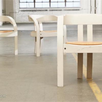 Set Of Three Elisa Chairs By Giovanni Bassi For Poltronova