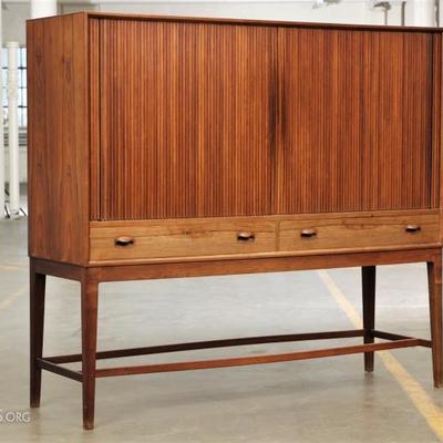 Mid Century Modern Danish Rosewood Storage Cabinet
