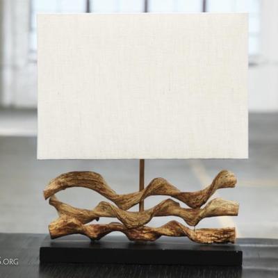 Driftwood Sculptural Lamp - Luxe Interior Design Gold List Honoree