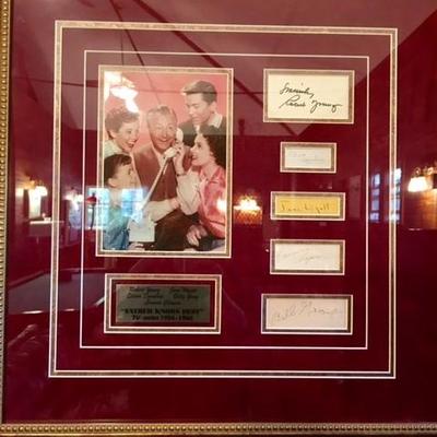 "Father Knows Best" Cast Signed