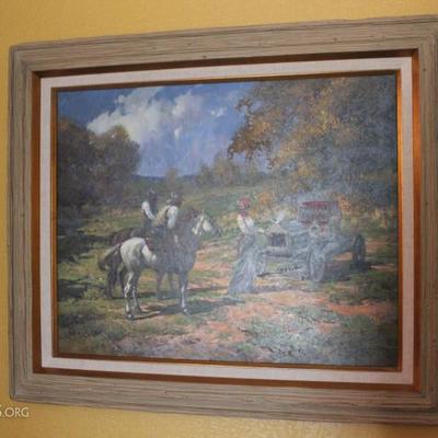 Original oil painting on canvas by Robert Summer. No prints. One of a kind. 