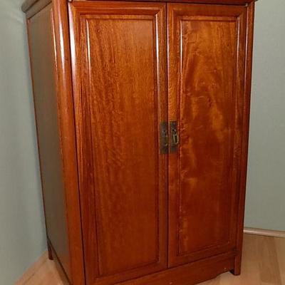 IET057 Wooden Oriental Silverware Cabinet
