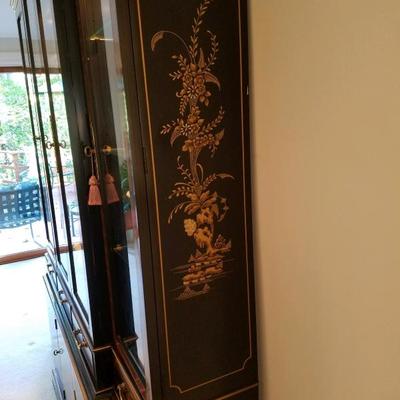 $1300 Drexel Heritage Breakfront (Asian Motif) China Cabinet. So Beautiful! Cash Only. No Returns. All Sales Are Final. Email...