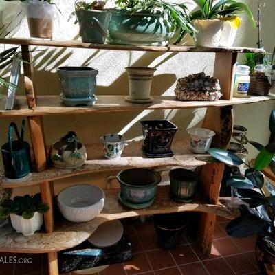 $400 Handmade Plant Holder/ Shelves +++ Cash, Credit & Paypal Accepted. +++ Email SalesByPamela@gmail.com to purchase and arrange pickup...