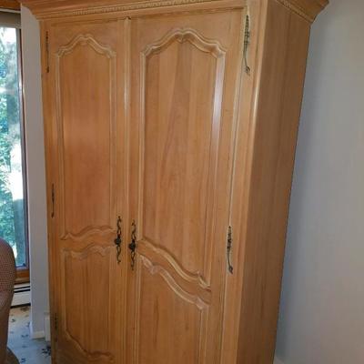 $600 Ethan Allen Armoire (1 of 2 photos) (shelfs & drawers inside) ++ Cash Only. No Returns. All Sales Are Final.. Email...