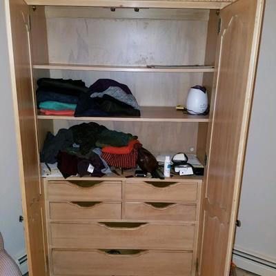 $600 Ethan Allen Armoire (2 of 2 photos) (shelfs & drawers inside) ++ Cash Only. No Returns. All Sales Are Final.. Email...
