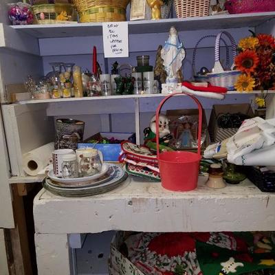 TONS of Christmas Decorations - you won't have to go anywhere else. Priced to sell!